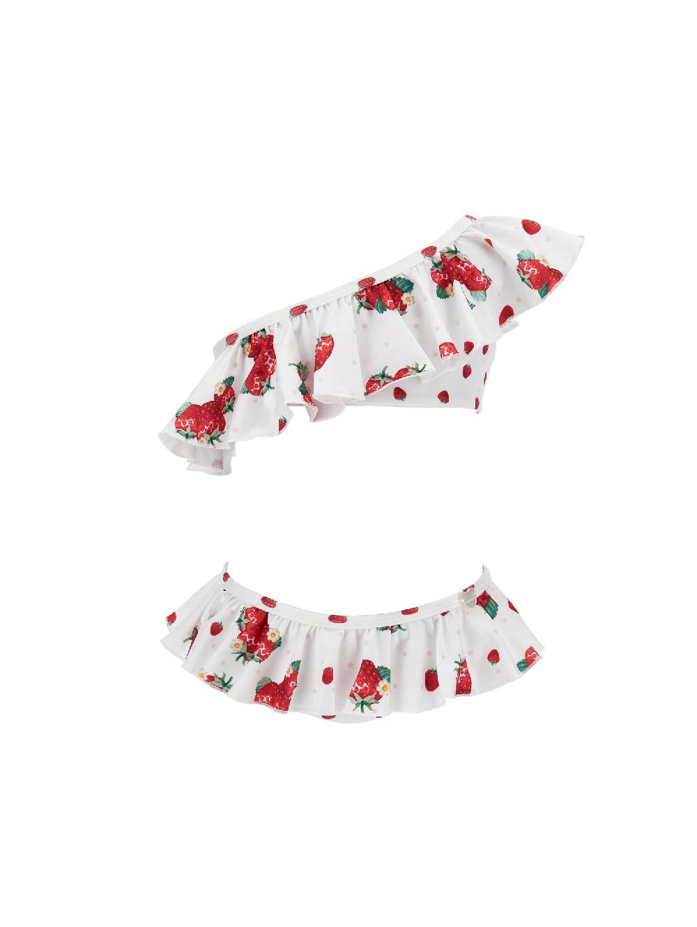 Monnalisa Costume due pezzi fragole