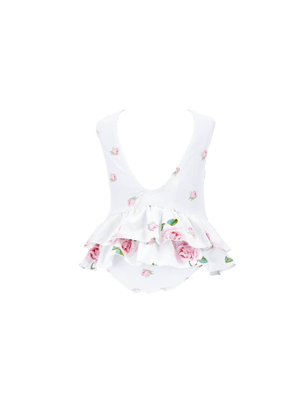 Monnalisa Costume Intero Stampa Boccioli