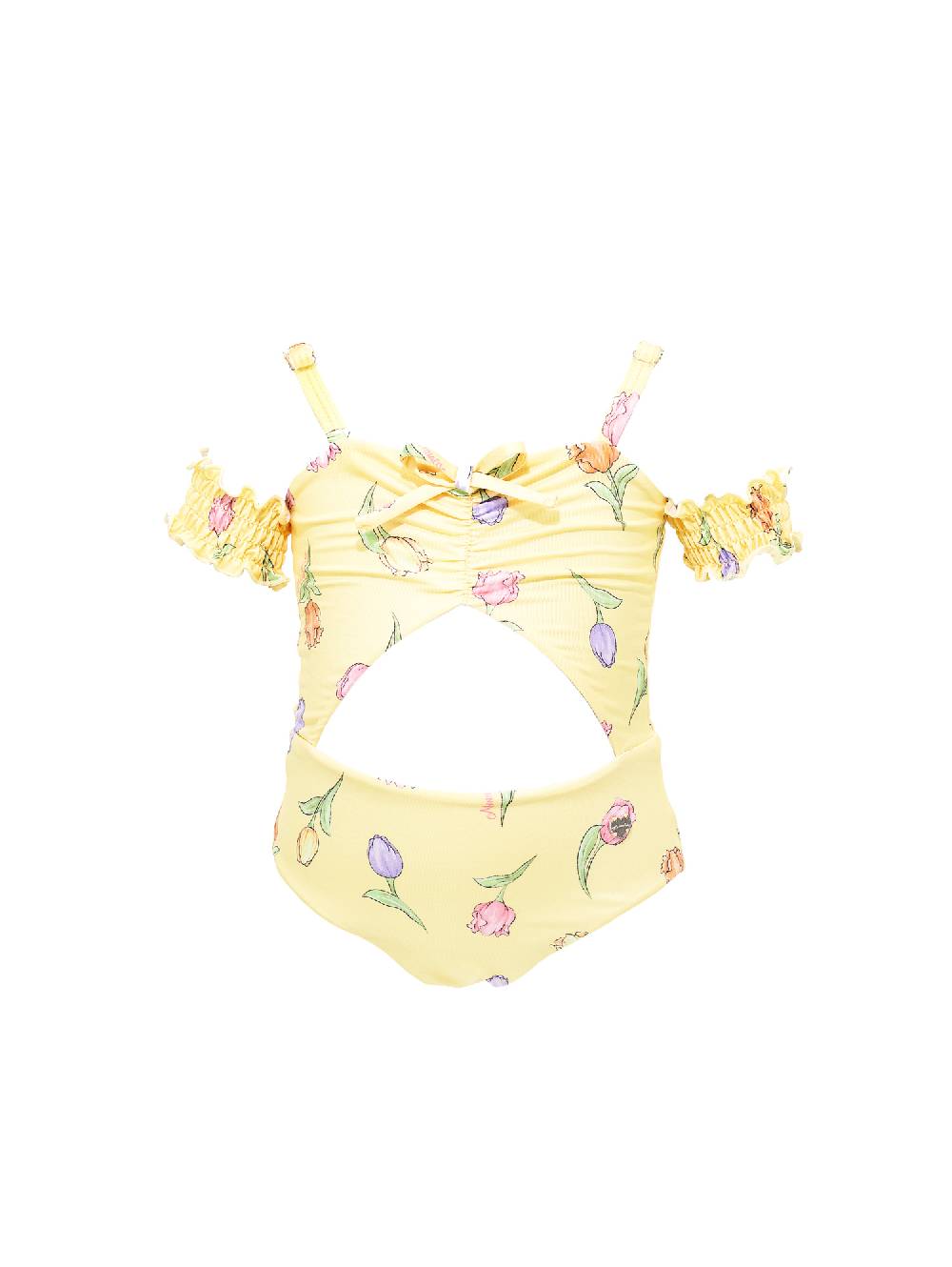 Monnalisa Costume intero tulipani