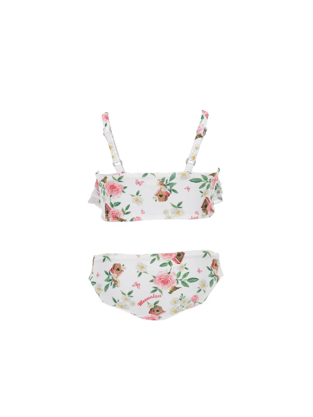 Monnalisa Costume Stretch Con Tulle