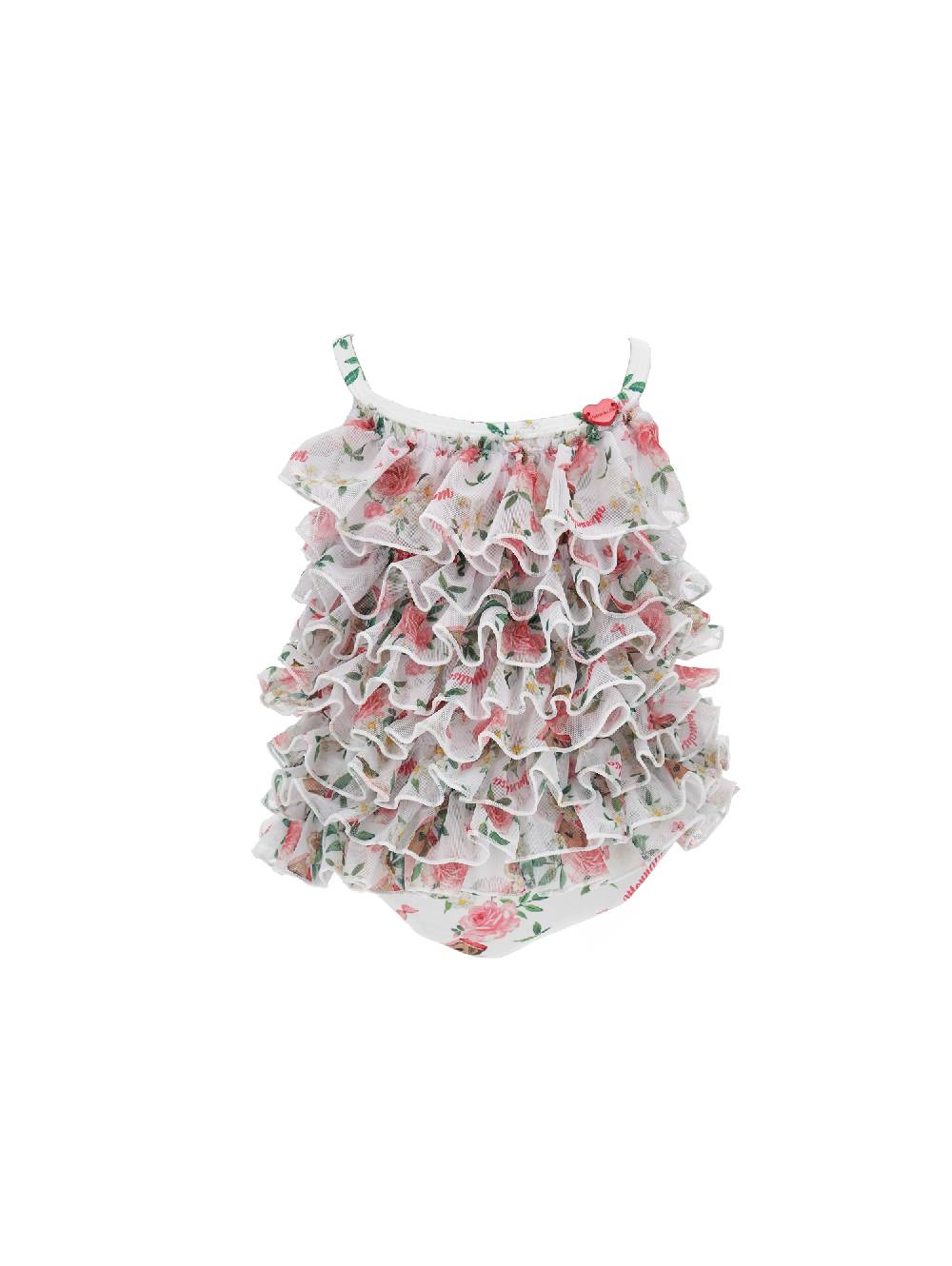 Monnalisa Costume stretch con tulle