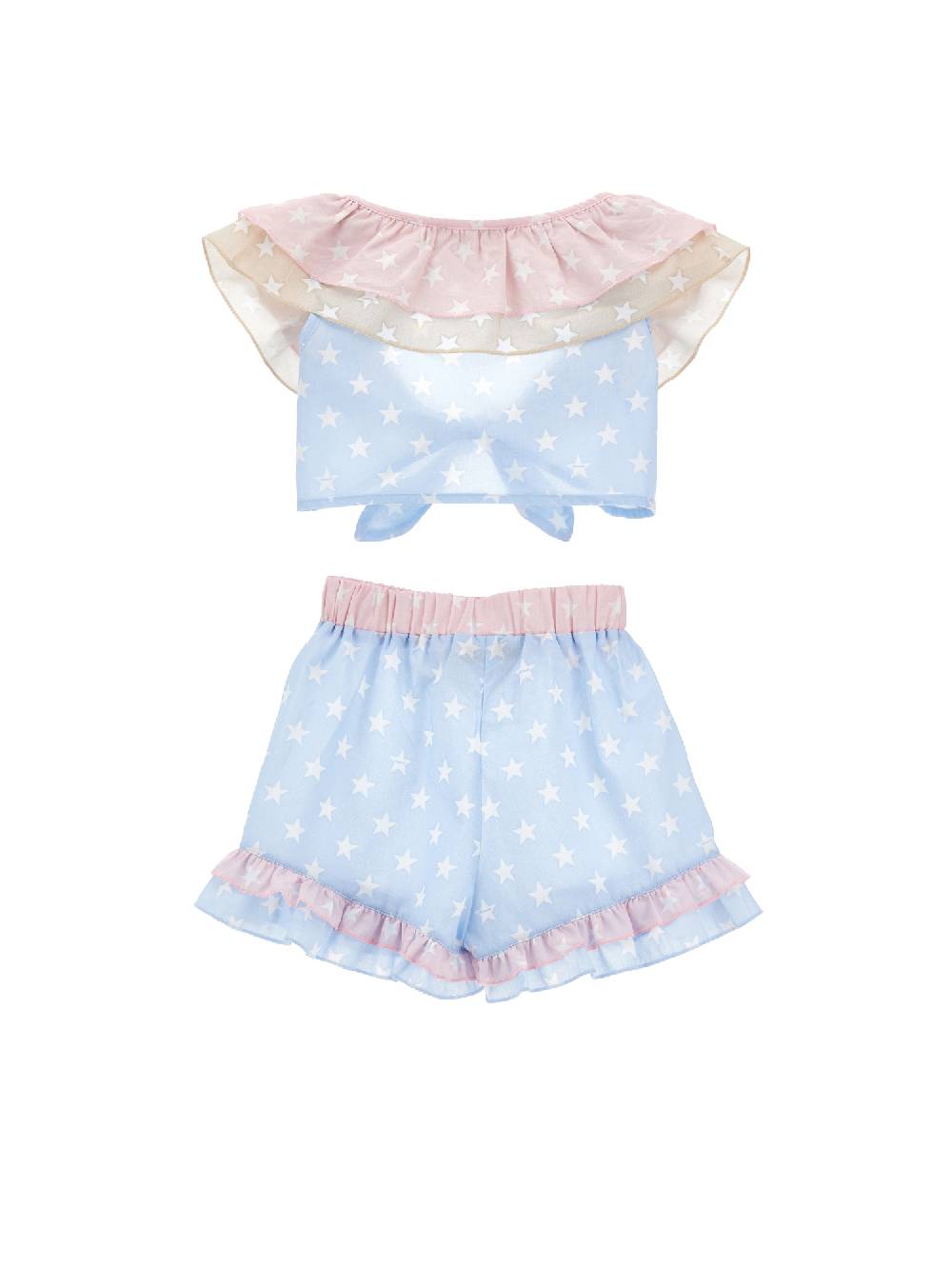 Monnalisa Due Pezzi Mussola Cotone