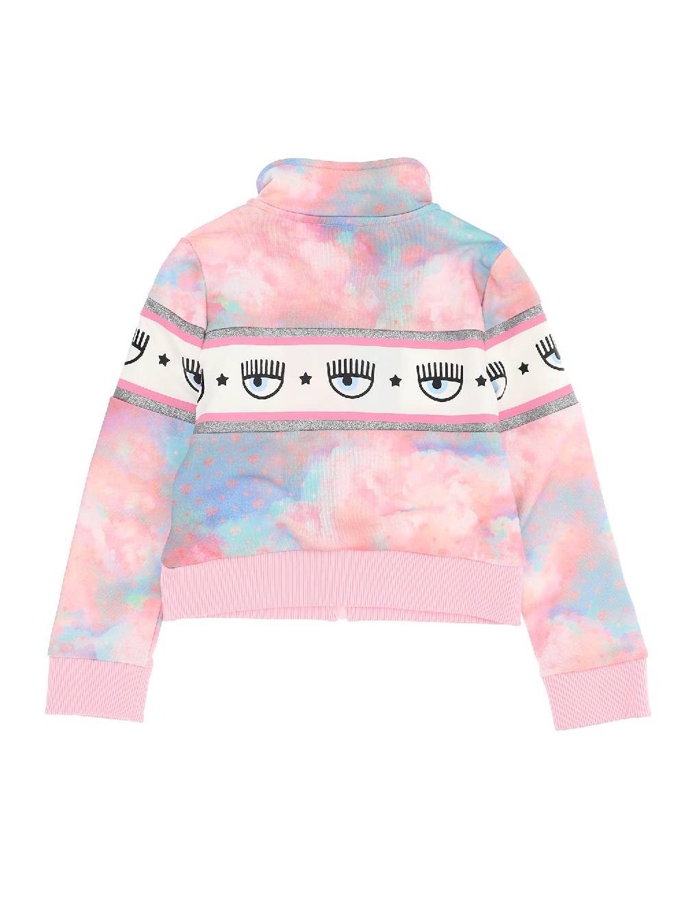 Monnalisa Felpa Aperta CF Clouds Maxilogomania