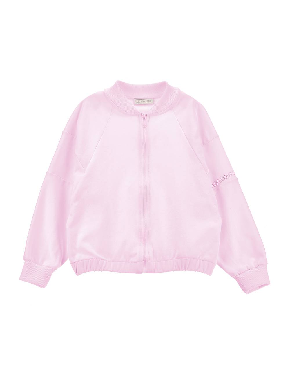 Monnalisa Felpa aperta con borchiette