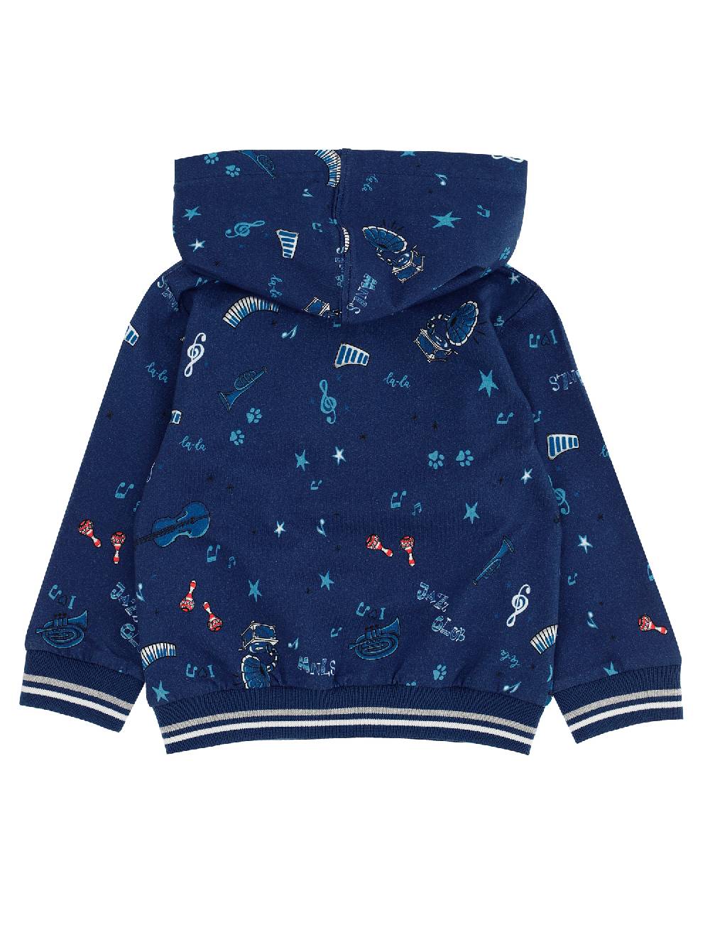 Monnalisa Felpa Aperta Con Cappuccio E Taschino