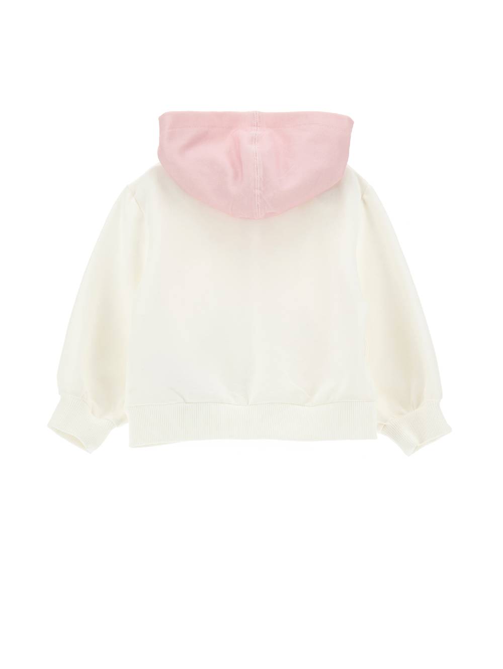 Monnalisa Felpa Aperta Con Fiocchi