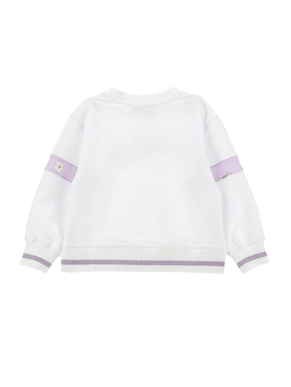 Monnalisa Felpa Aperta Con Logo Strass