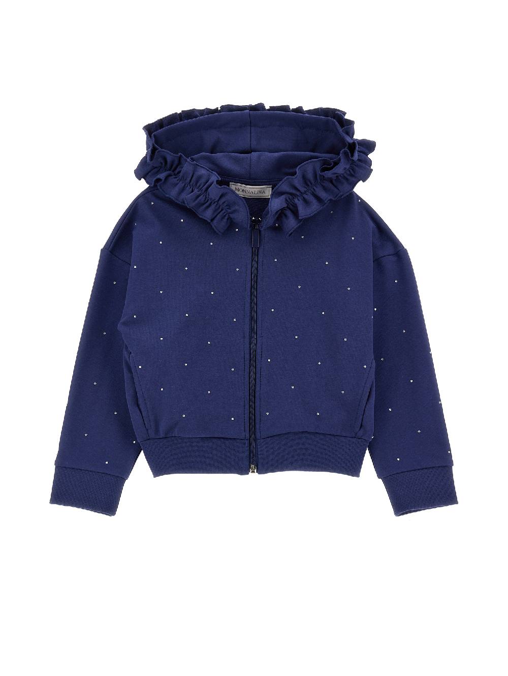 Monnalisa Felpa aperta con strass