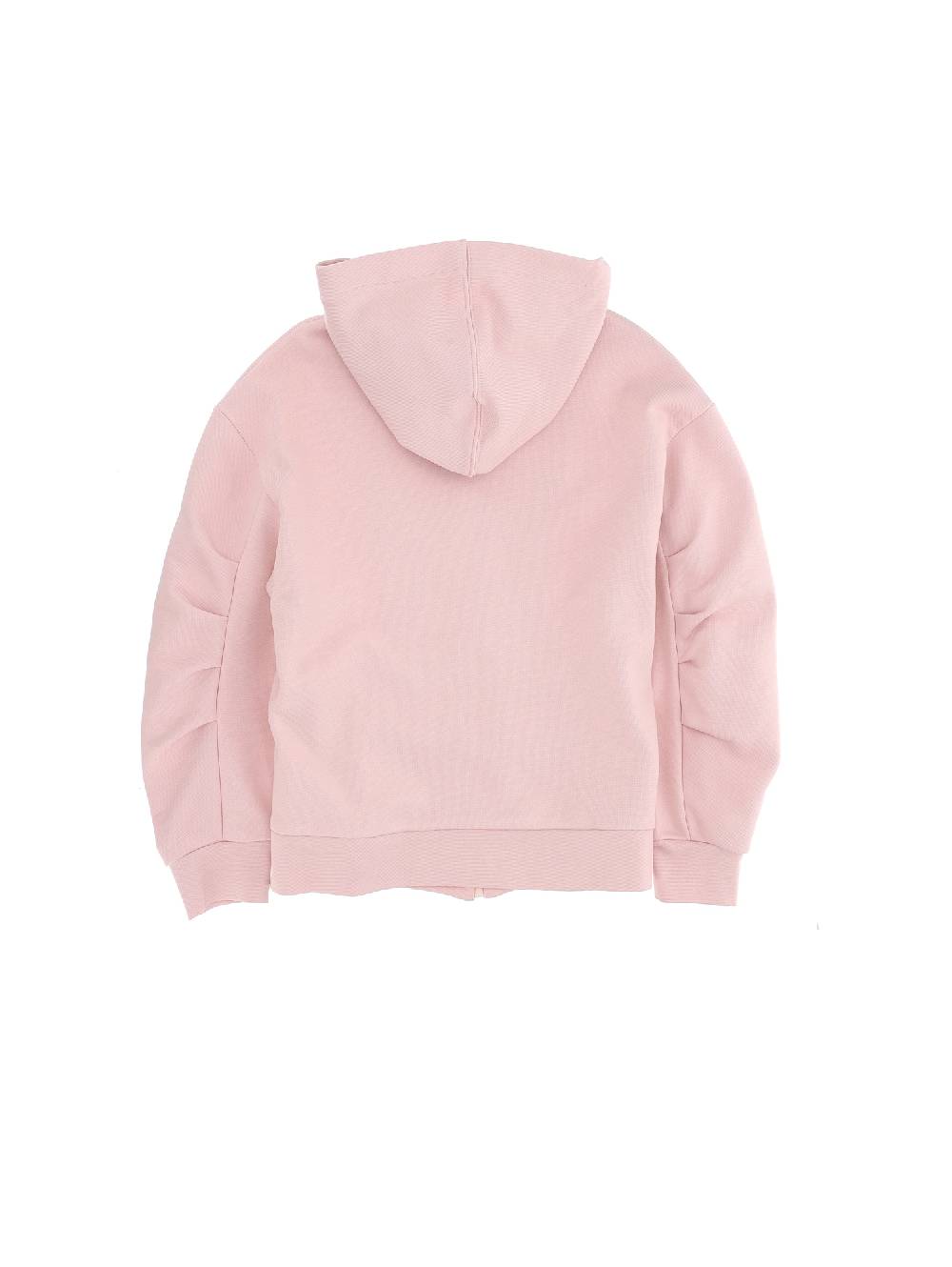 Monnalisa Felpa Aperta Cotone Con Rose