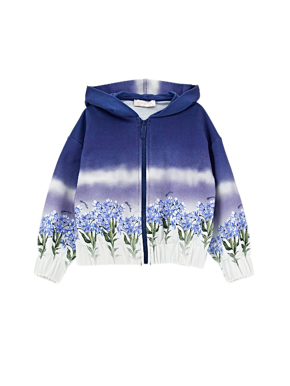 Monnalisa Felpa aperta degradé