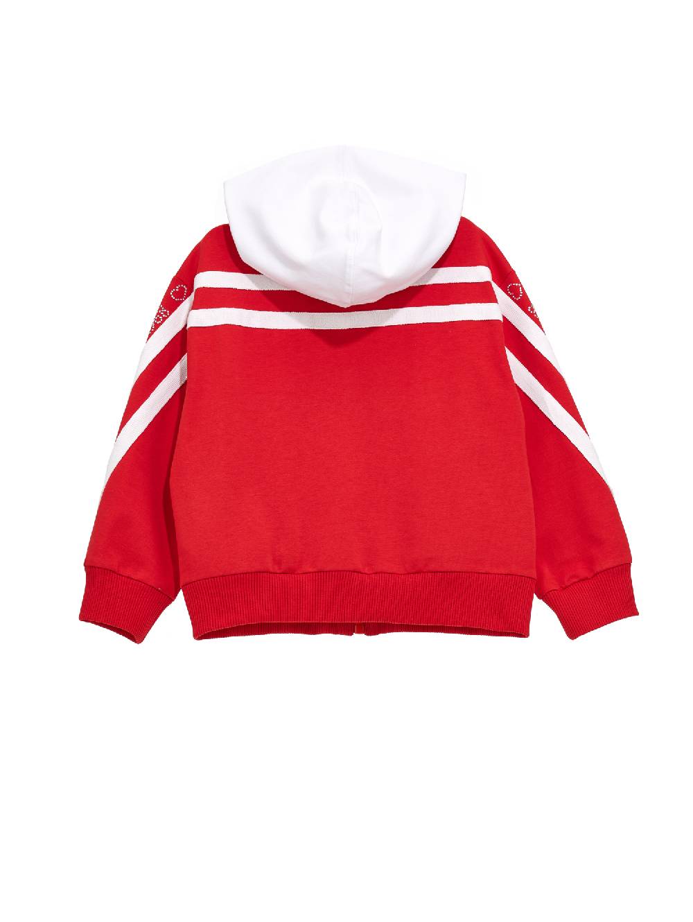 Monnalisa Felpa Aperta Maniche Blusanti