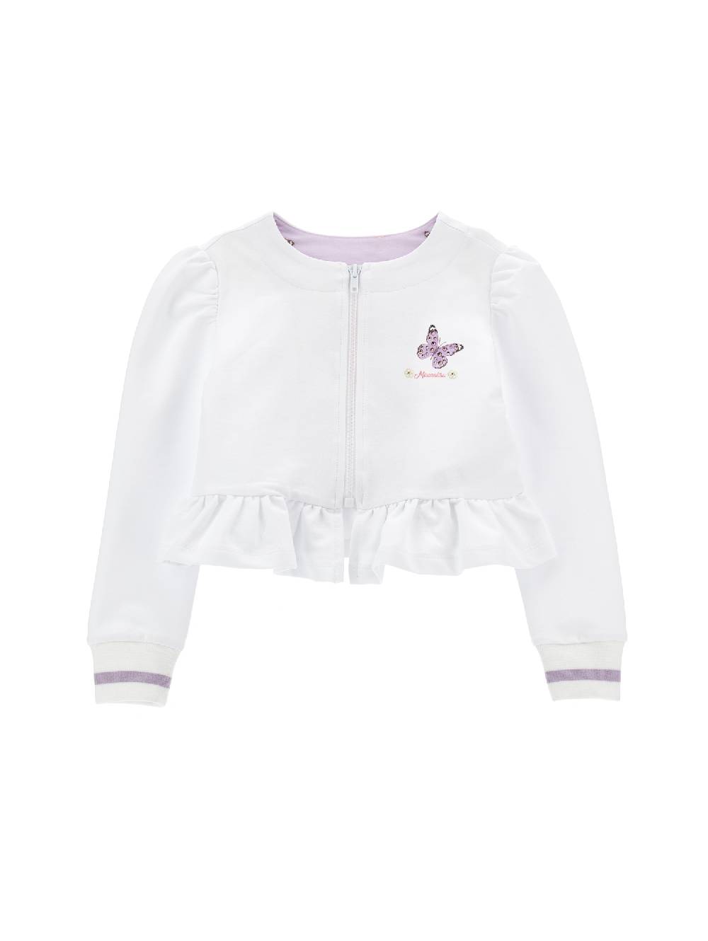 Monnalisa Felpa aperta Rapunzel con galette