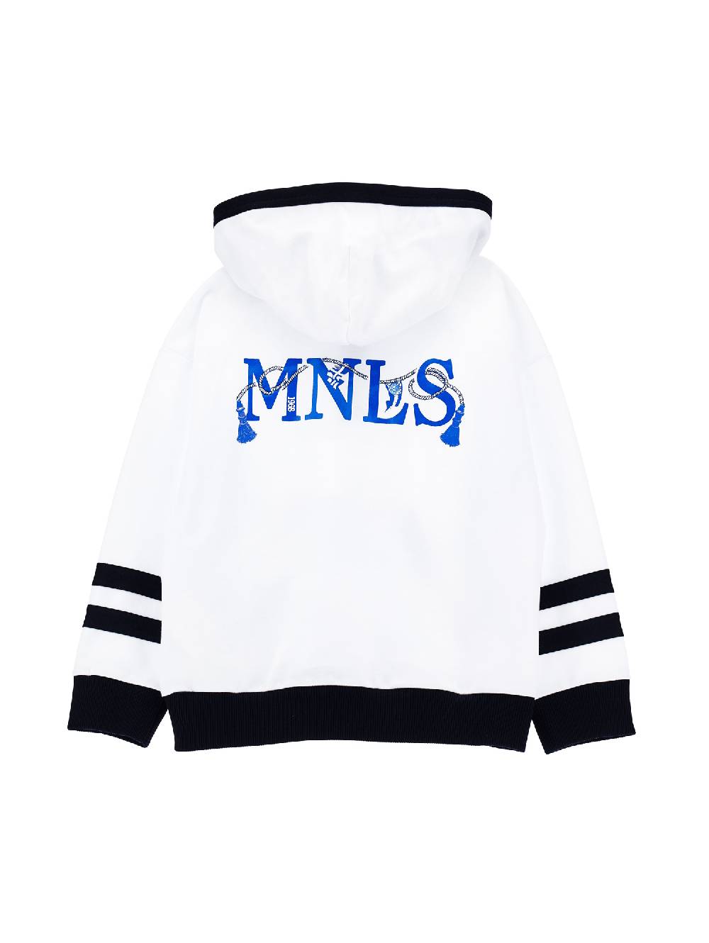 Monnalisa Felpa Chiusa Con Cappuccio Nautico