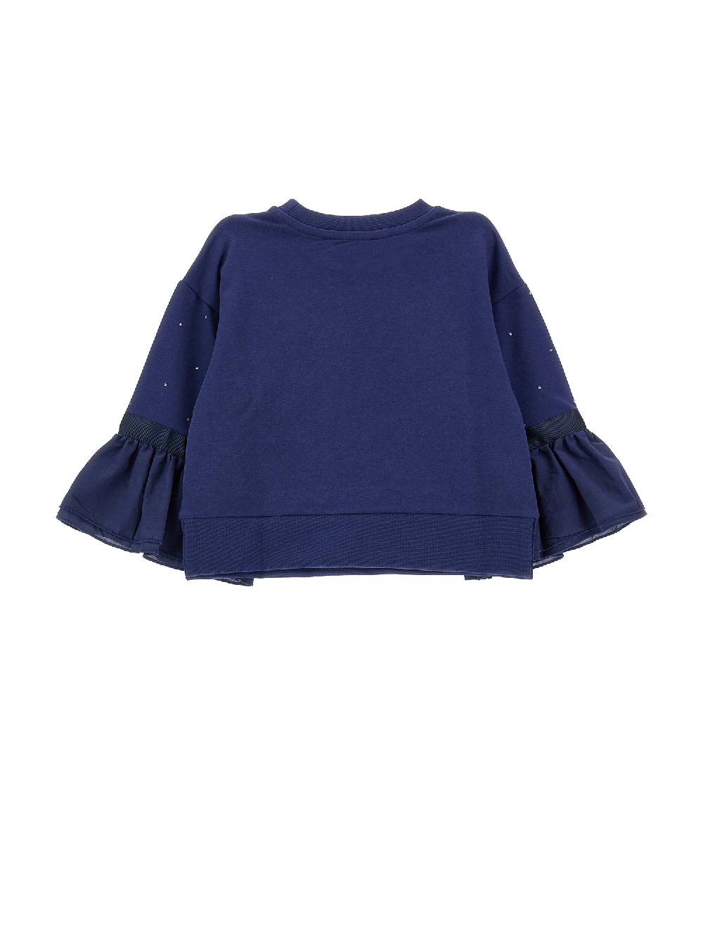 Monnalisa Felpa Chiusa Con Galette