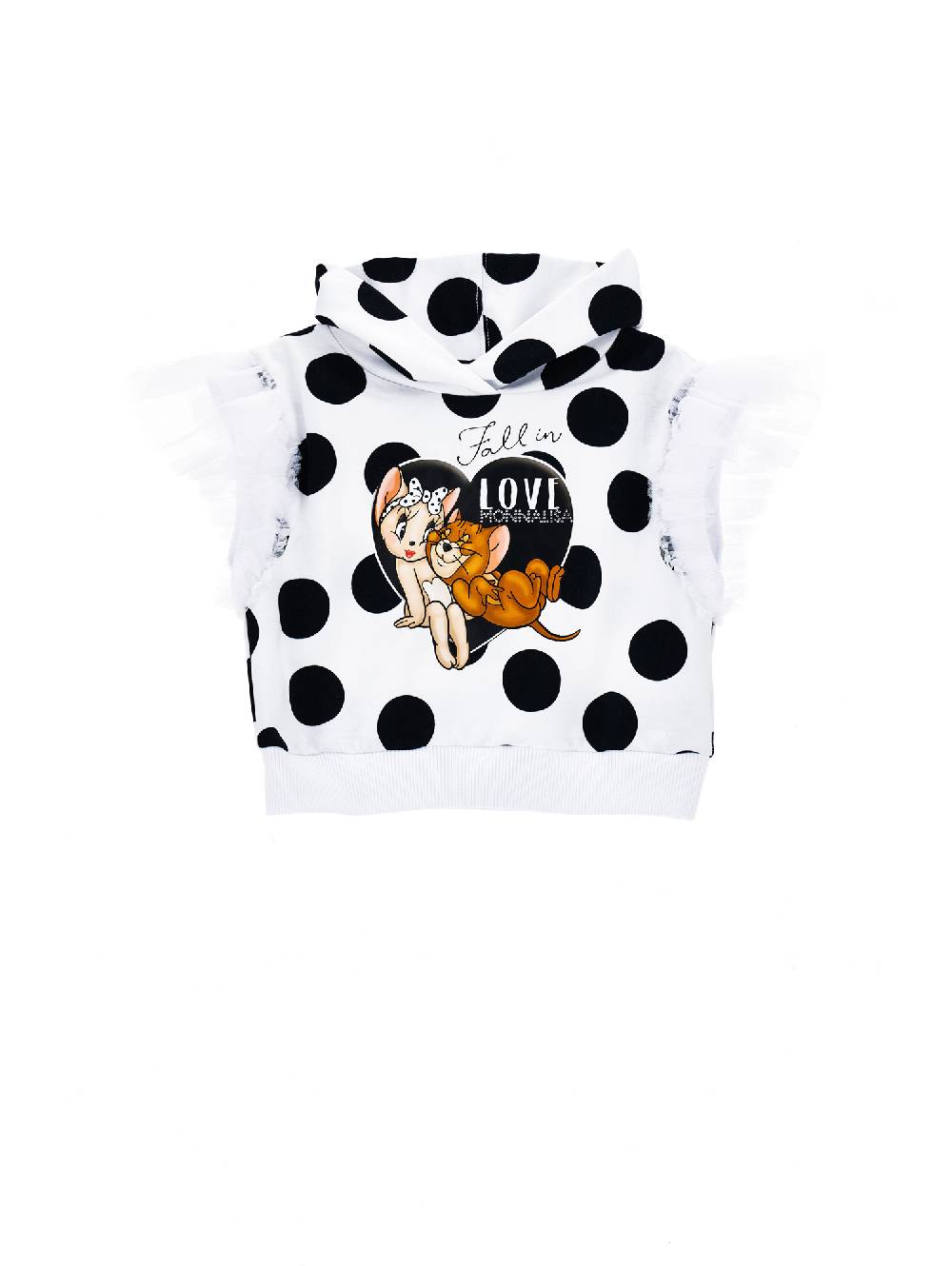 Monnalisa Felpa chiusa smanicata Jerry