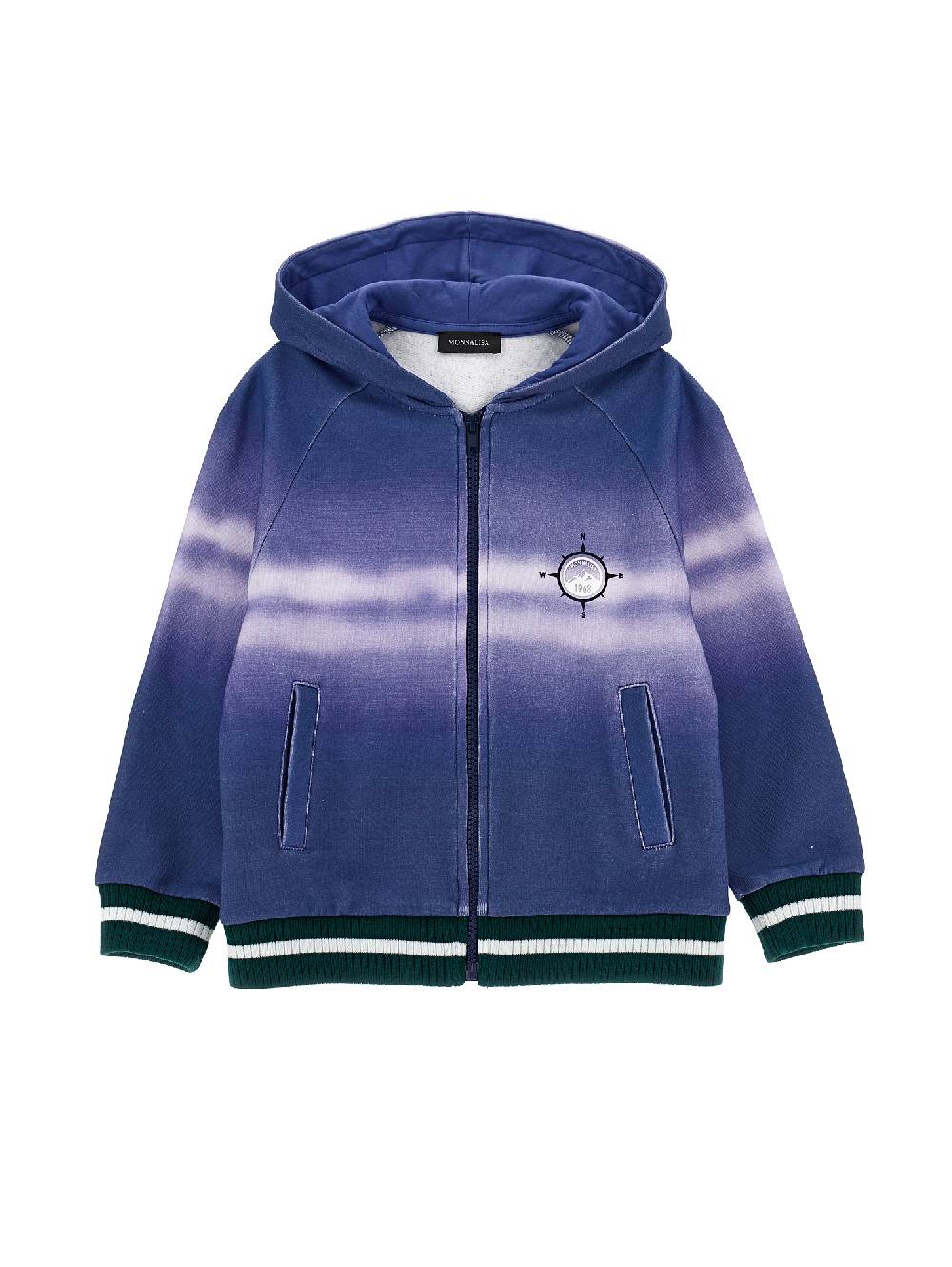 Monnalisa Felpa con cappuccio degradé