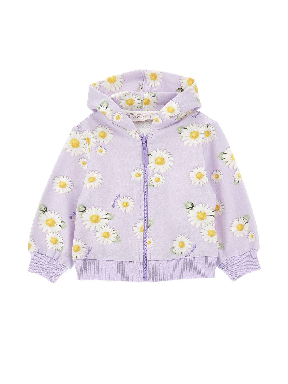 Monnalisa Felpa con cappuccio margherite