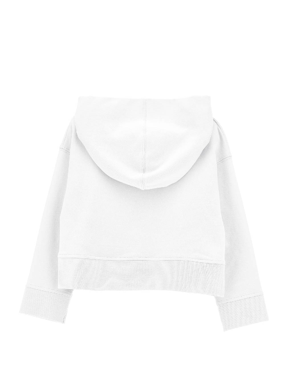 Monnalisa Felpa Con Ciliegie Ricamate