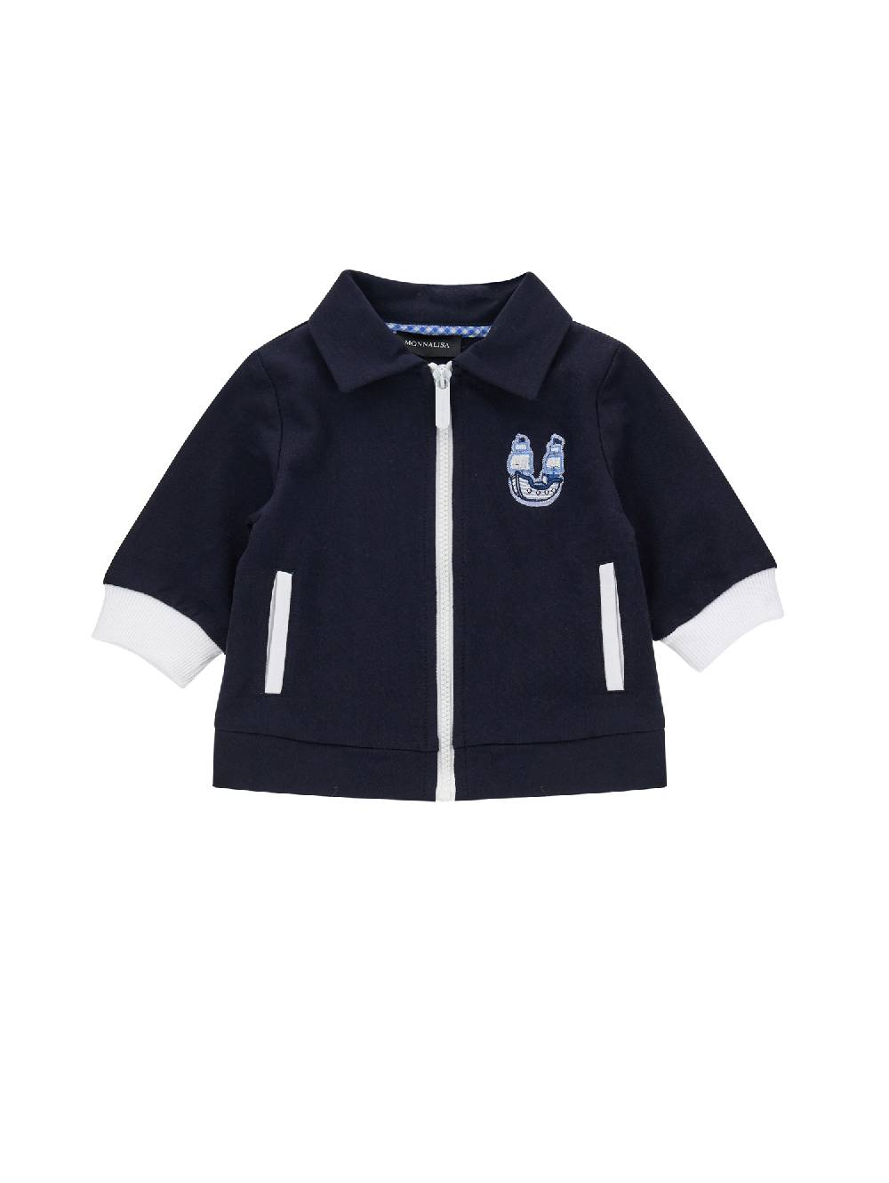 Monnalisa Felpa con colletto effetto spugna