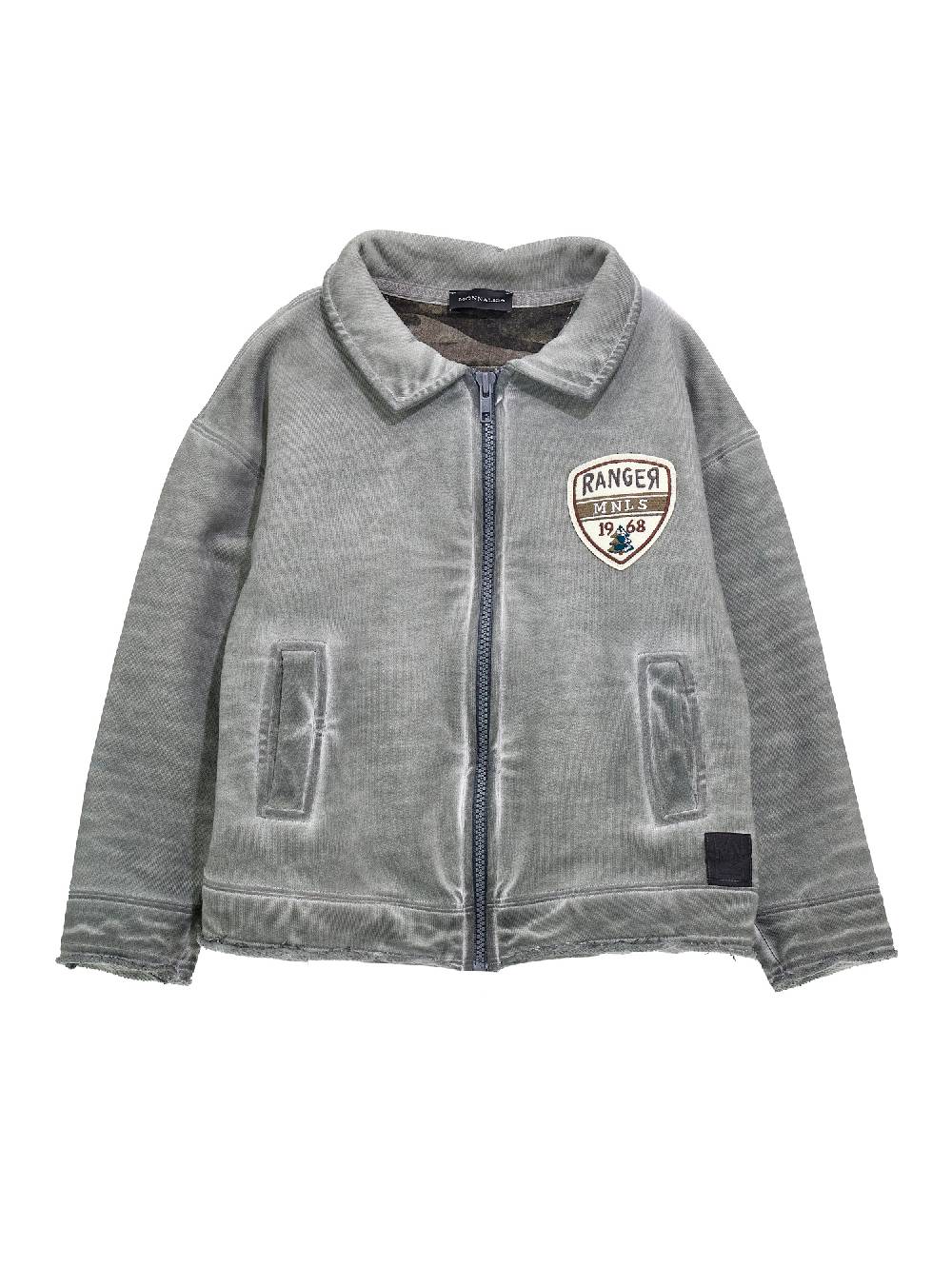 Monnalisa Felpa con zip e colletto Cip e Ciop