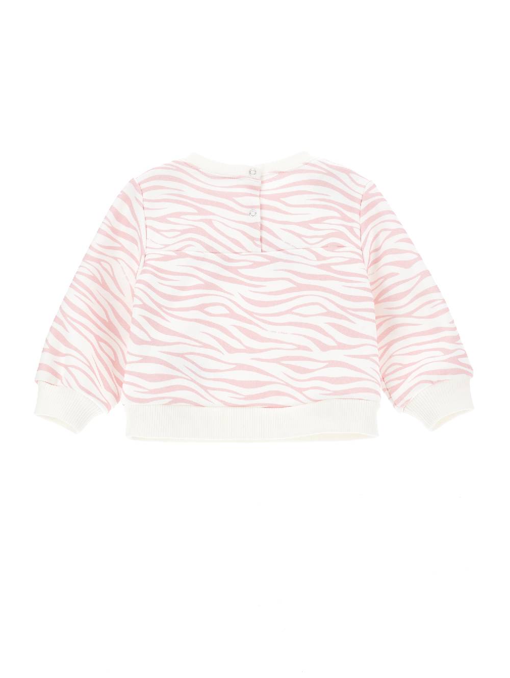Monnalisa Felpa Cotone CF Zebra