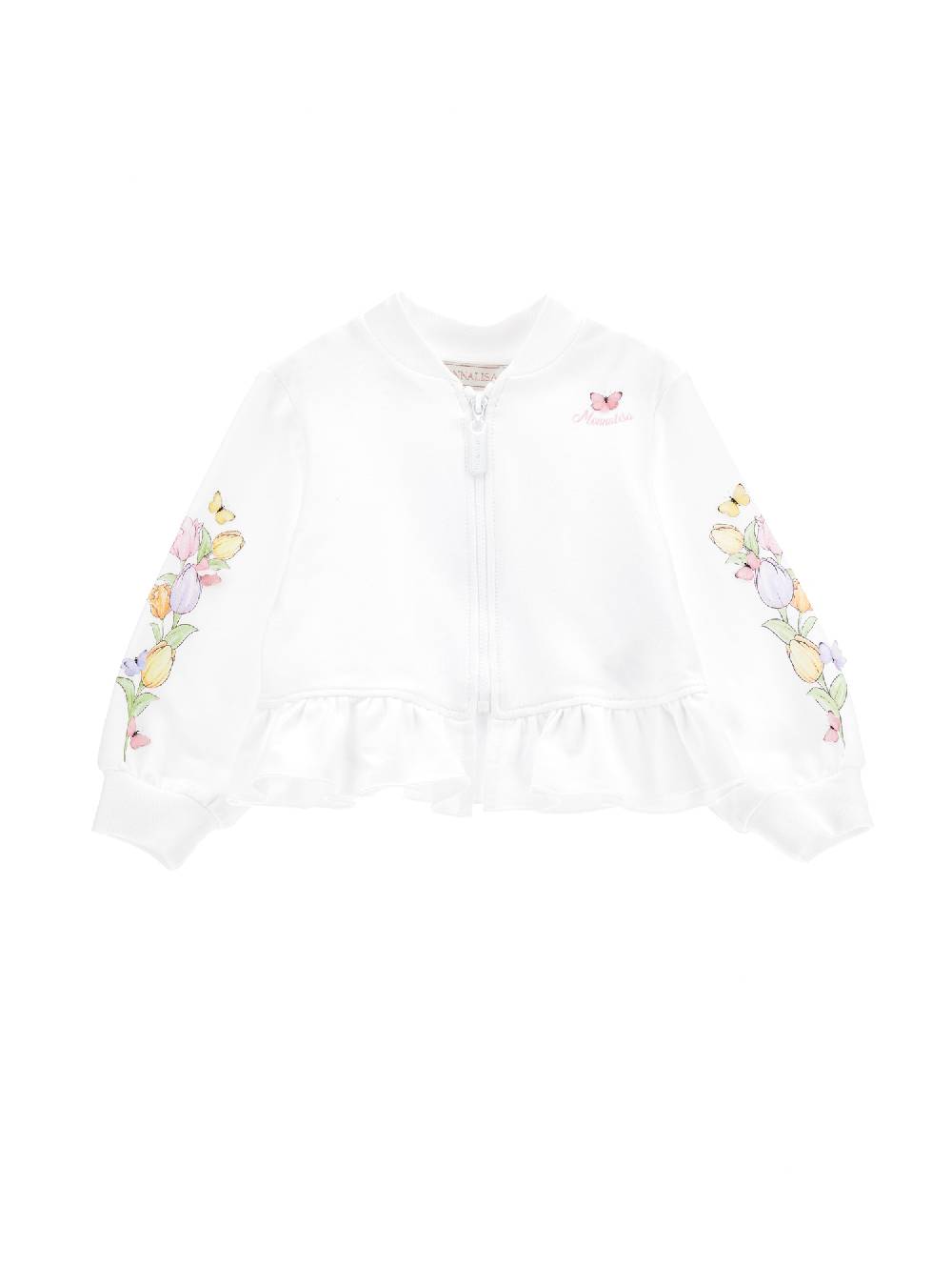 Monnalisa Felpa cotone con galette