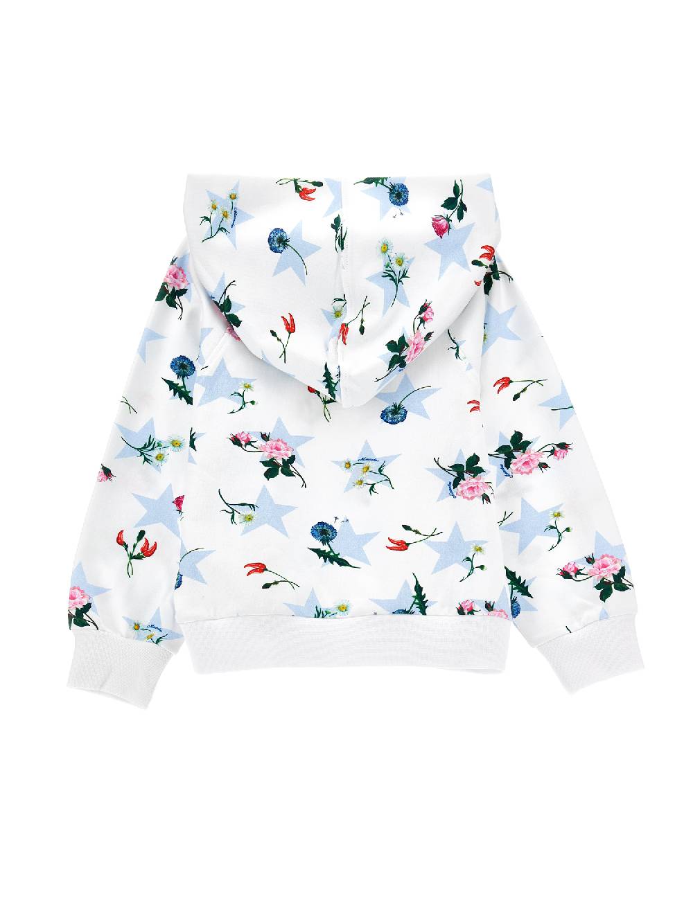 Monnalisa Felpa Cotone Stelle E Fiori