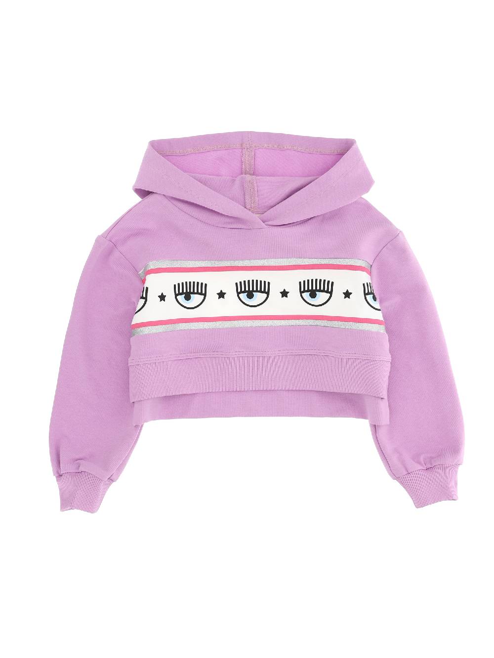 Monnalisa Felpa cropped Maxilogomania