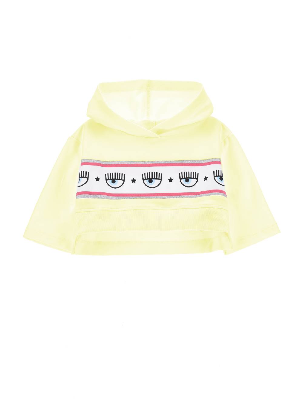 Monnalisa Felpa cropped Maxilogomania