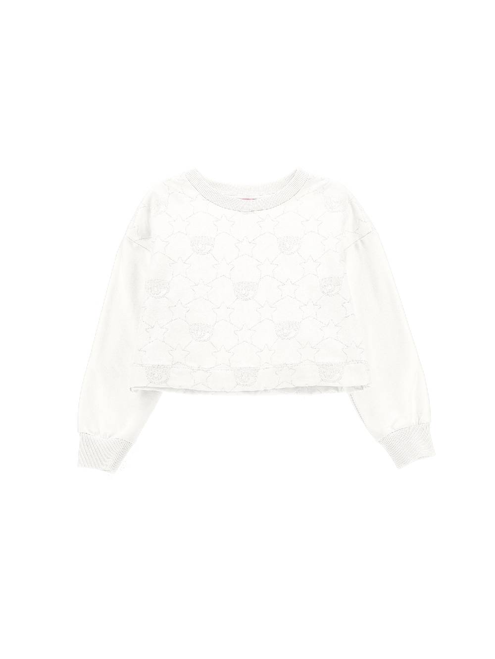 Monnalisa Felpa ricamata CF Iconic Logo