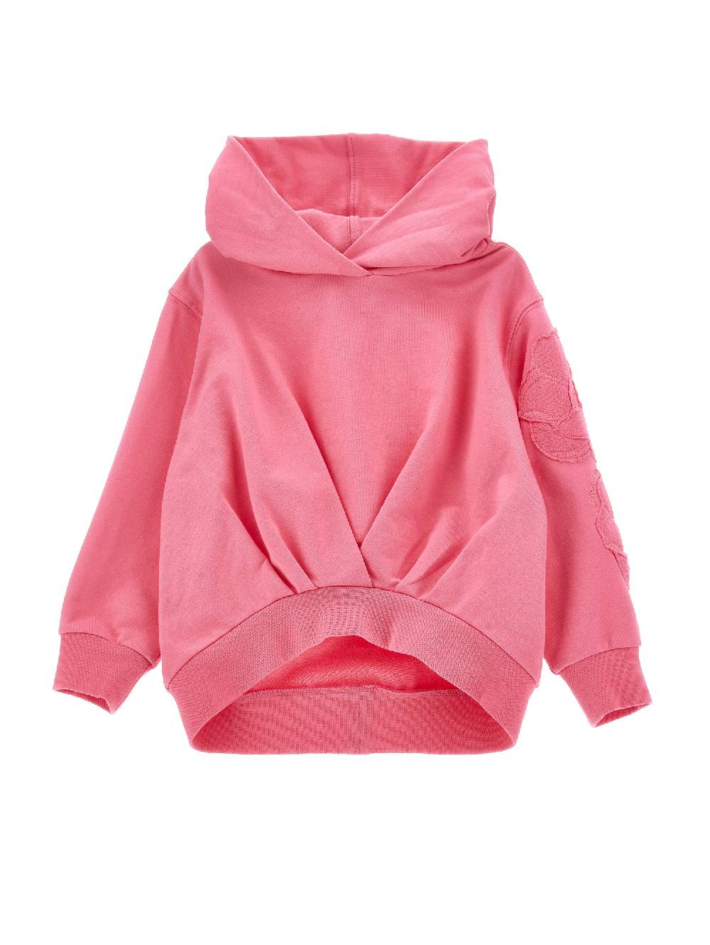 Monnalisa Felpa ricamo anemoni