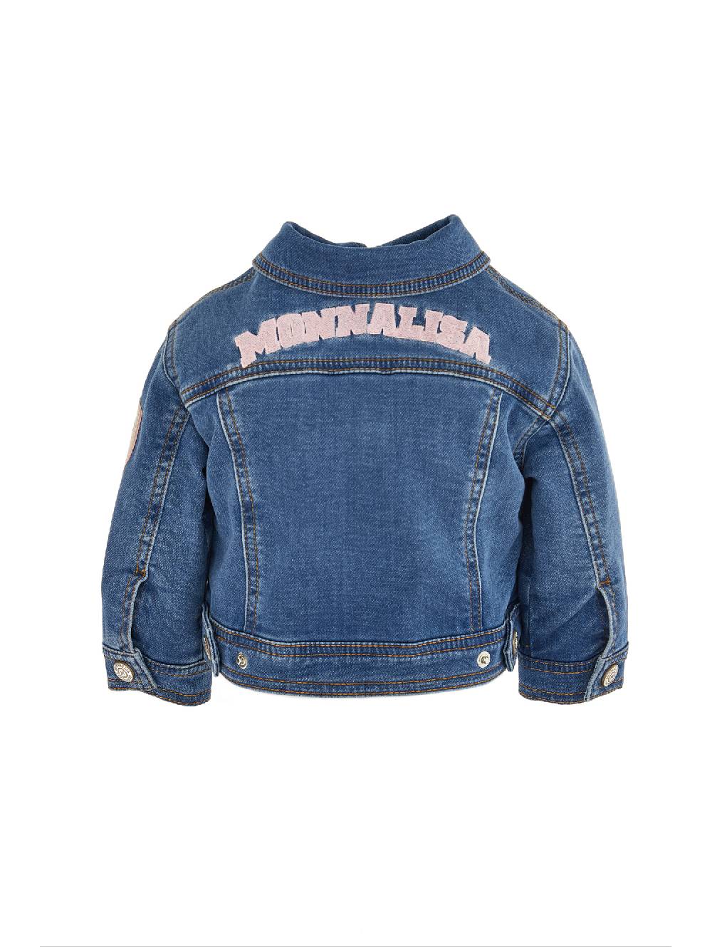 Monnalisa Giacchino Denim Felpa Teddy