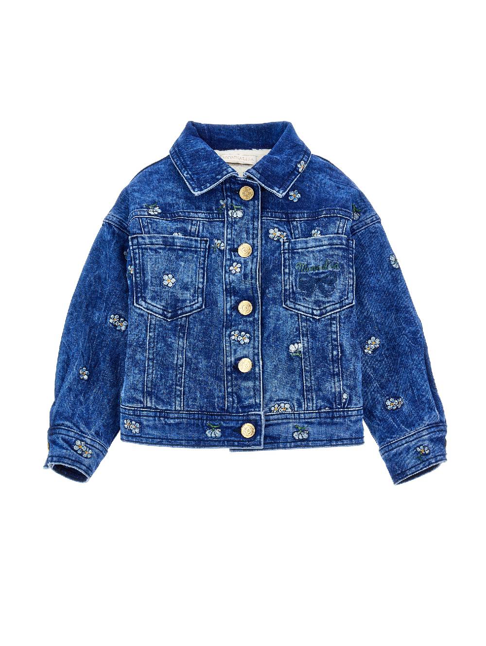Monnalisa Giacchino jeans con peluche