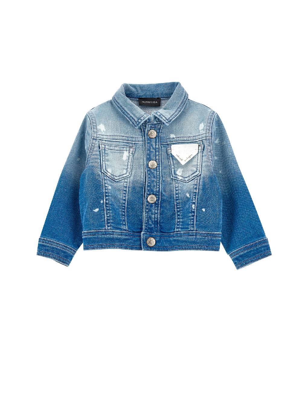 Monnalisa Giacchino jeans sfumato