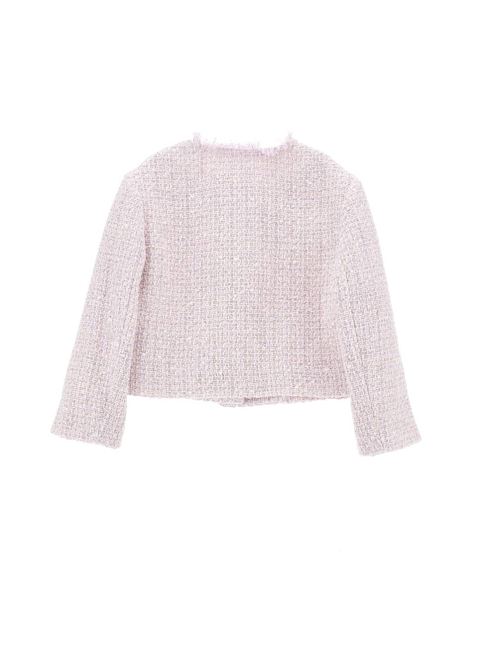 Monnalisa Giacchino Melange Bouclè