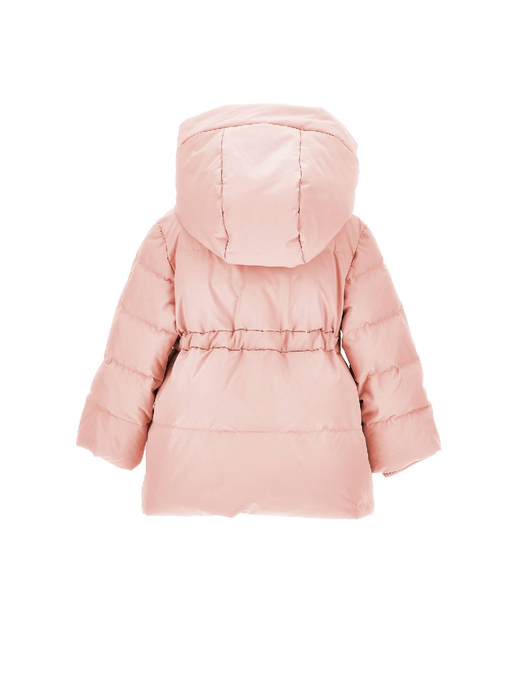 Monnalisa Giaccone Lungo Nylon Vera Piuma