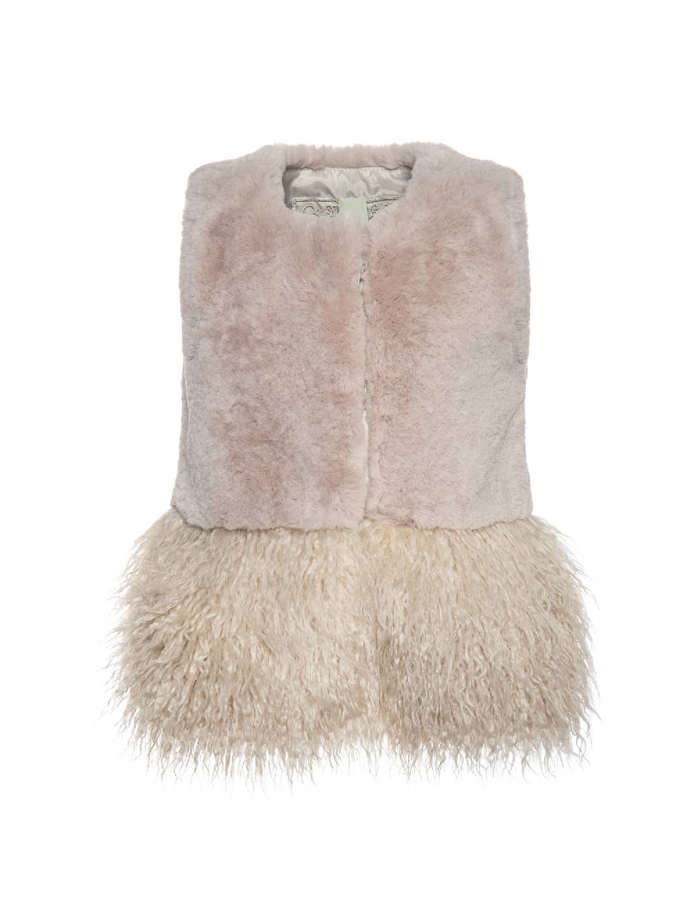 Monnalisa Gilet peluche con mongolia