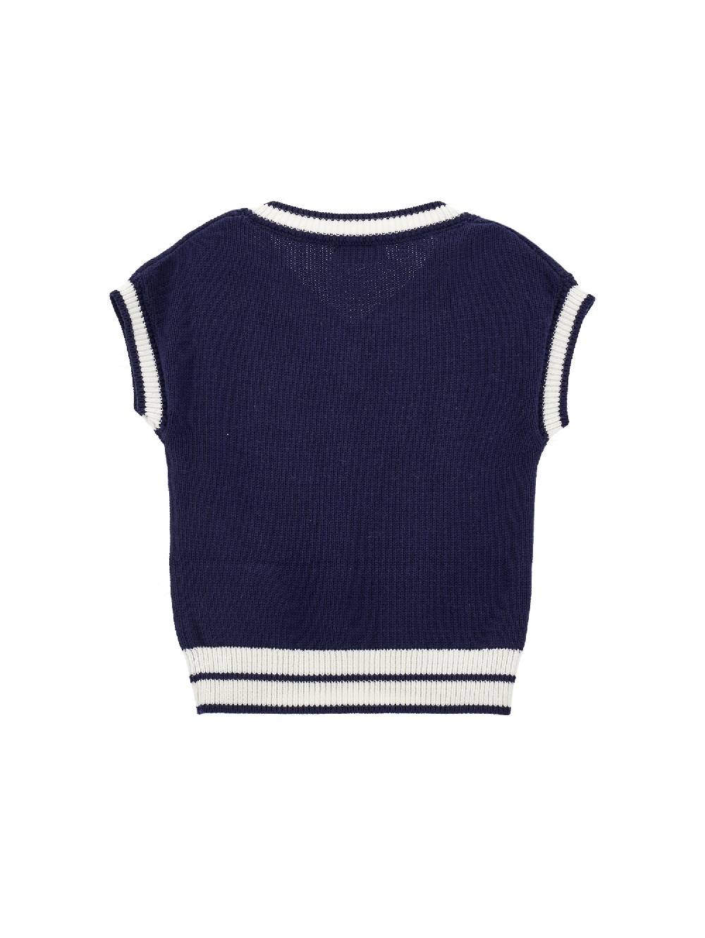 Monnalisa Gilet Tricot Bicolor