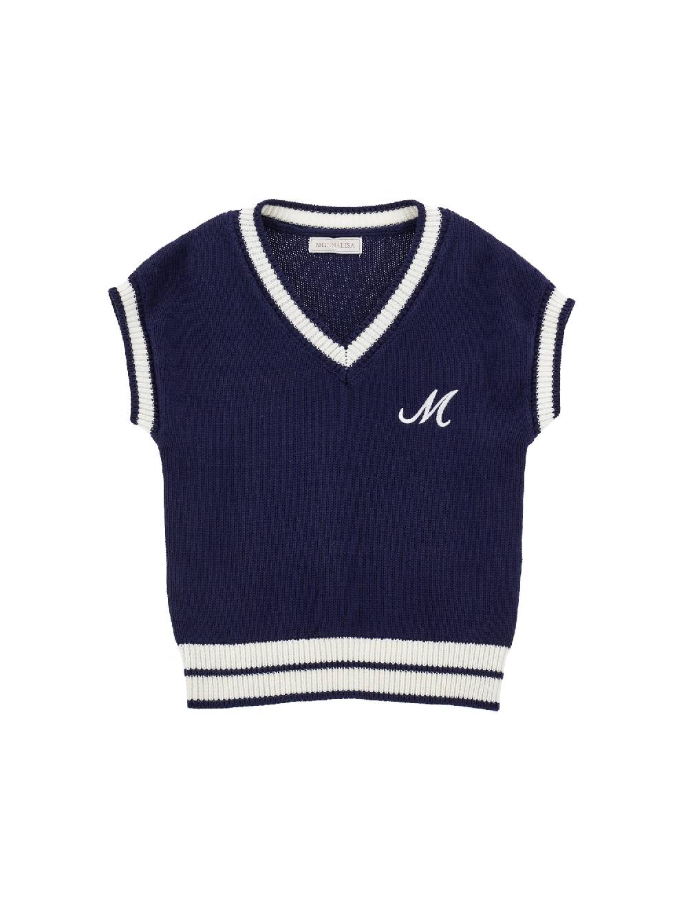 Monnalisa Gilet tricot bicolor