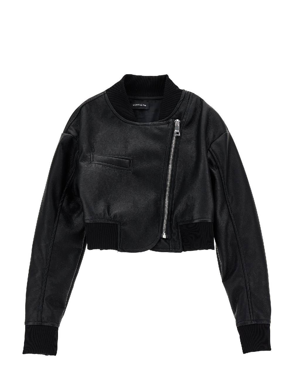 Monnalisa Giubbetto tessuto spalmato con zip