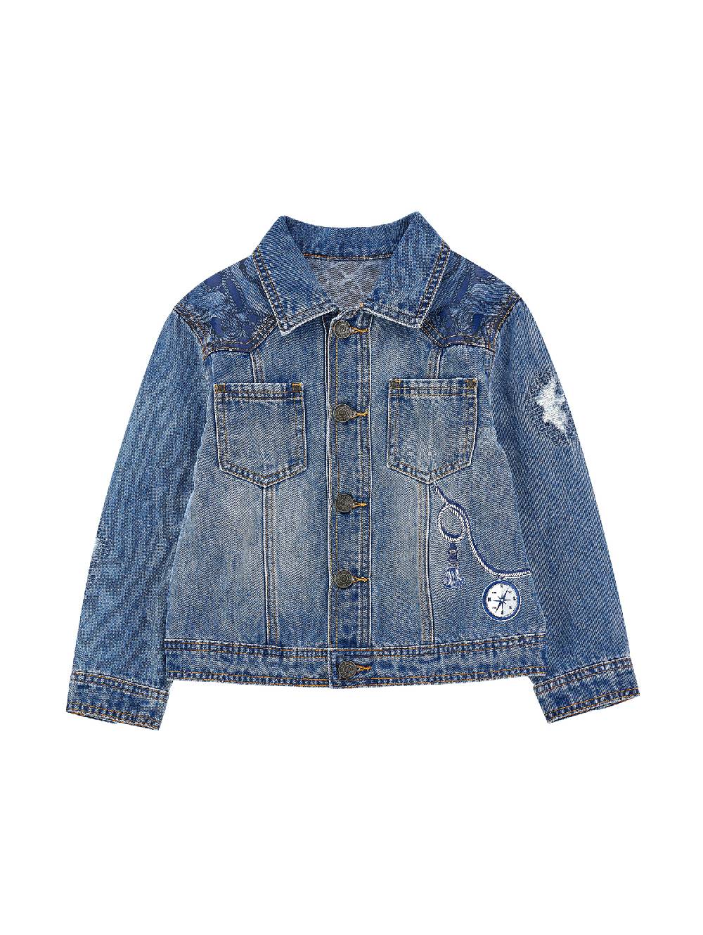 Monnalisa Giubbino jeans cinquetasche