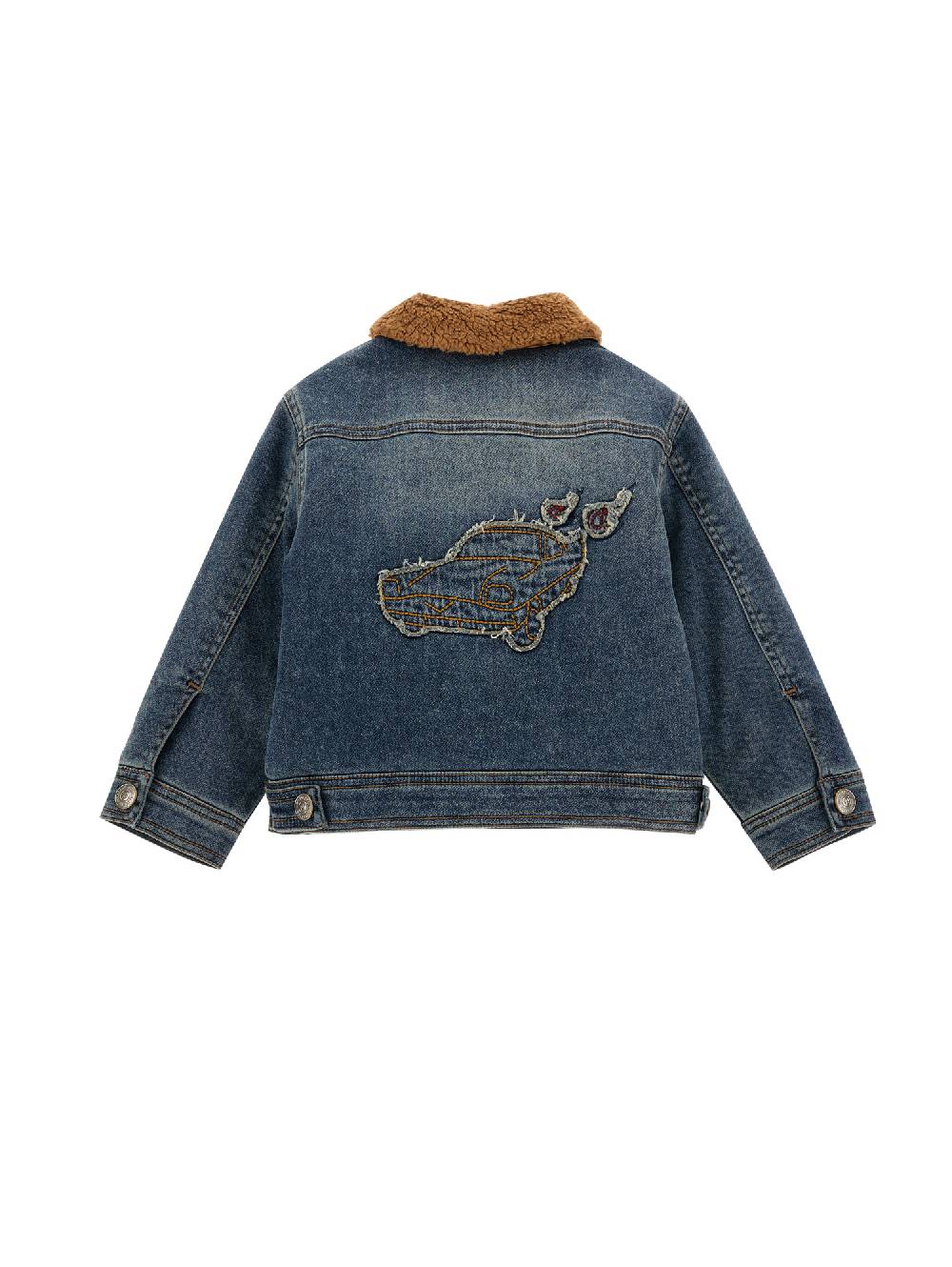 Monnalisa Giubbotto Jeans Denim