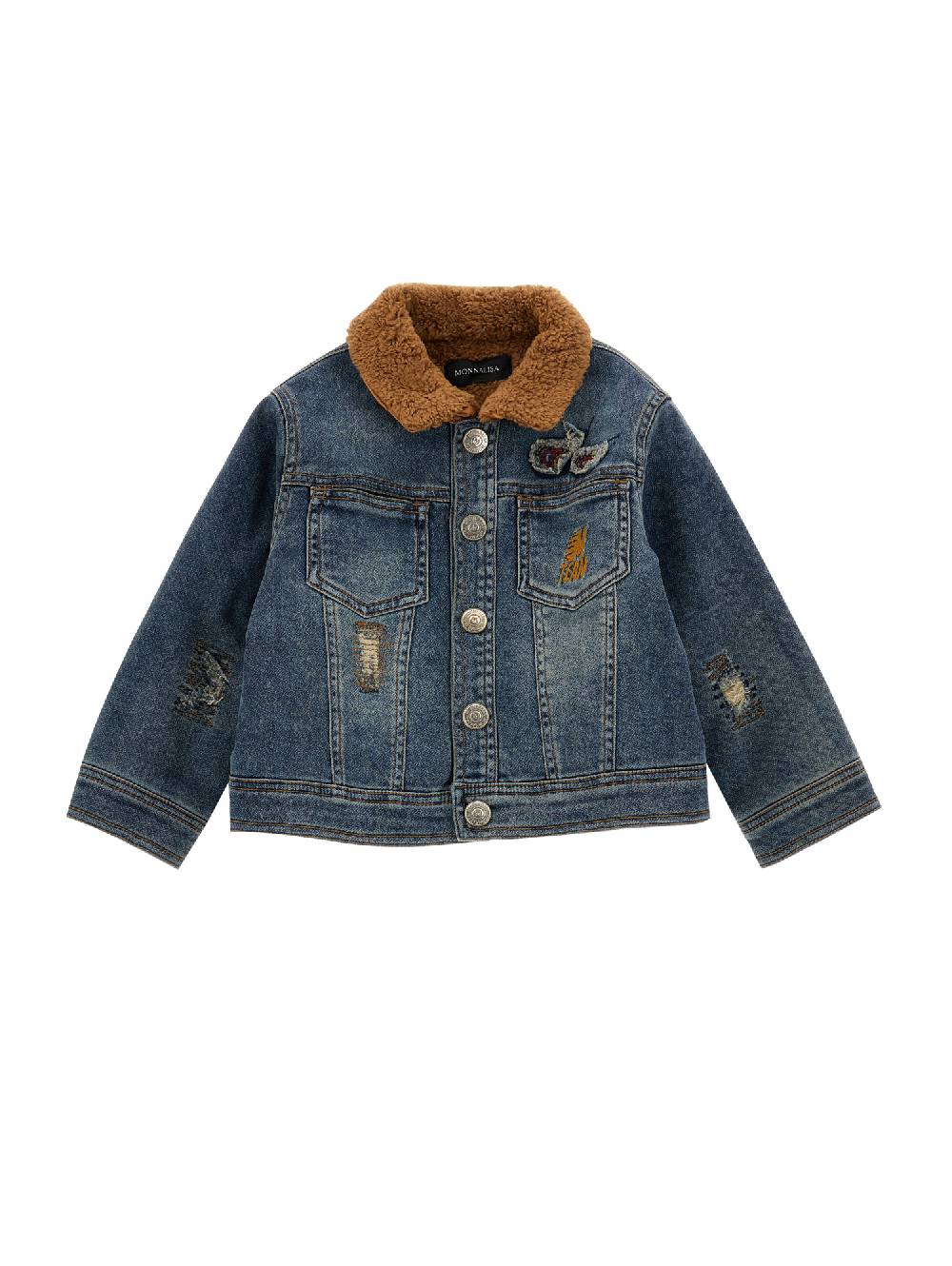 Monnalisa Giubbotto jeans denim