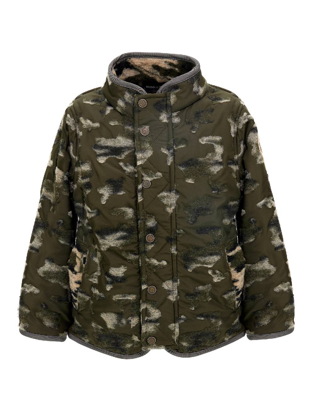 Monnalisa Giubbotto trapuntato camouflage