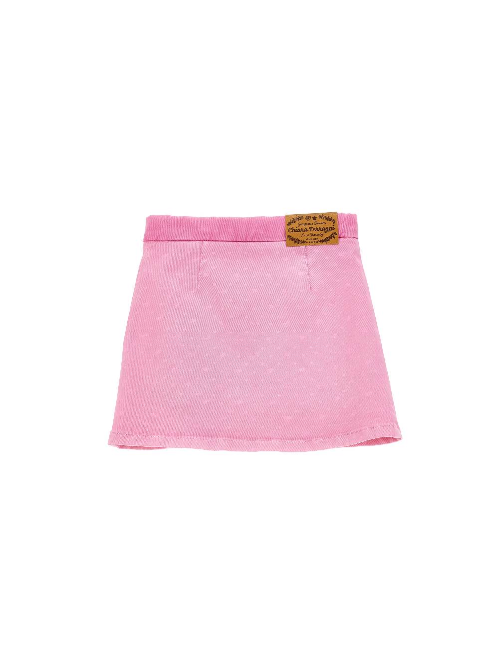 Monnalisa Gonna Drill CF Iconic Logo