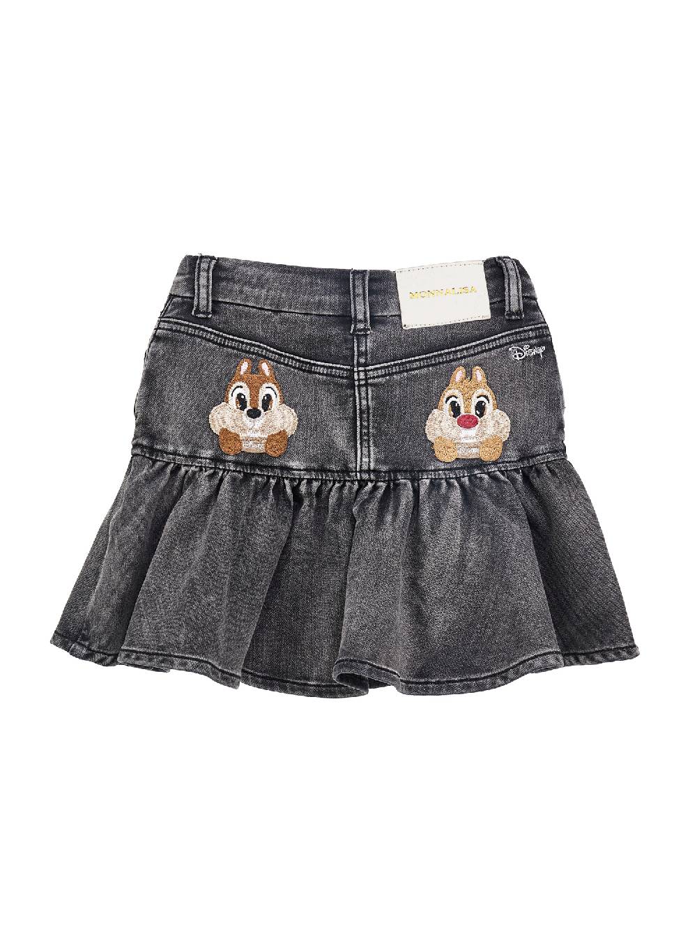 Monnalisa Gonna Jeans Corta Cip E Ciop