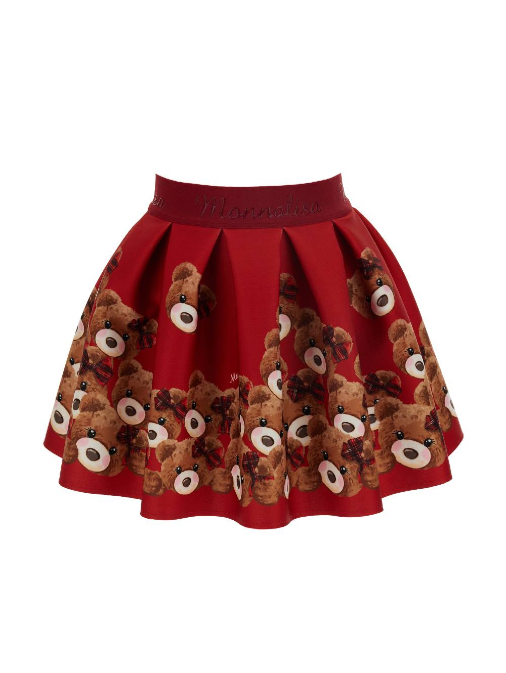 Monnalisa Gonna neoprene con orsetti stampati