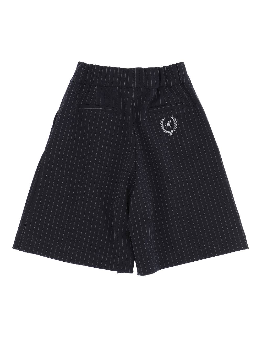 Monnalisa Gonna Pantalone Gessata Con Fiocco