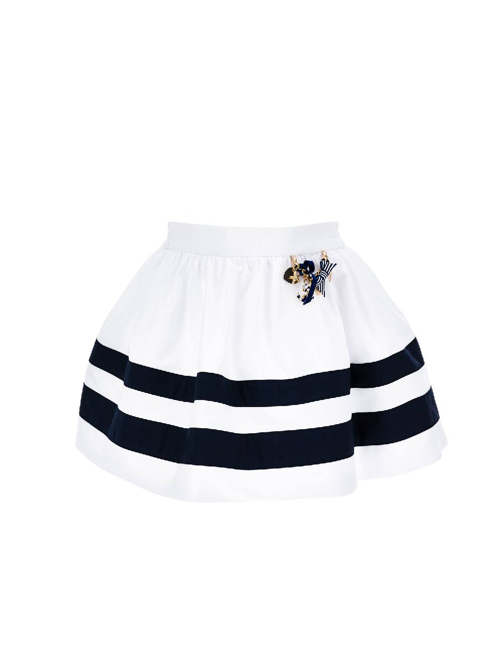 Monnalisa Gonna popeline con charms