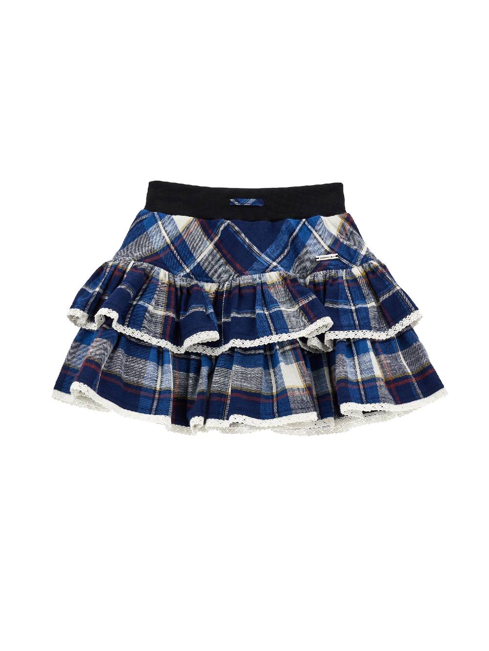 Monnalisa Gonna tartan con balze